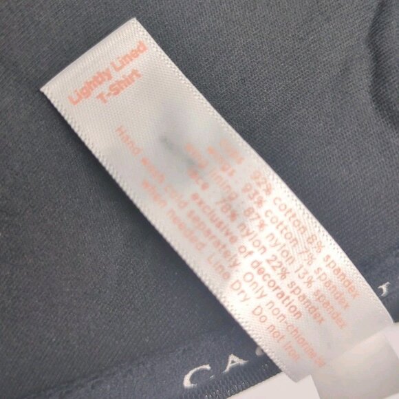 Cacique Lane Bryant Womens Front Close Black T Shirt Bra U/W Lace X Back 44D - Picture 9 of 9